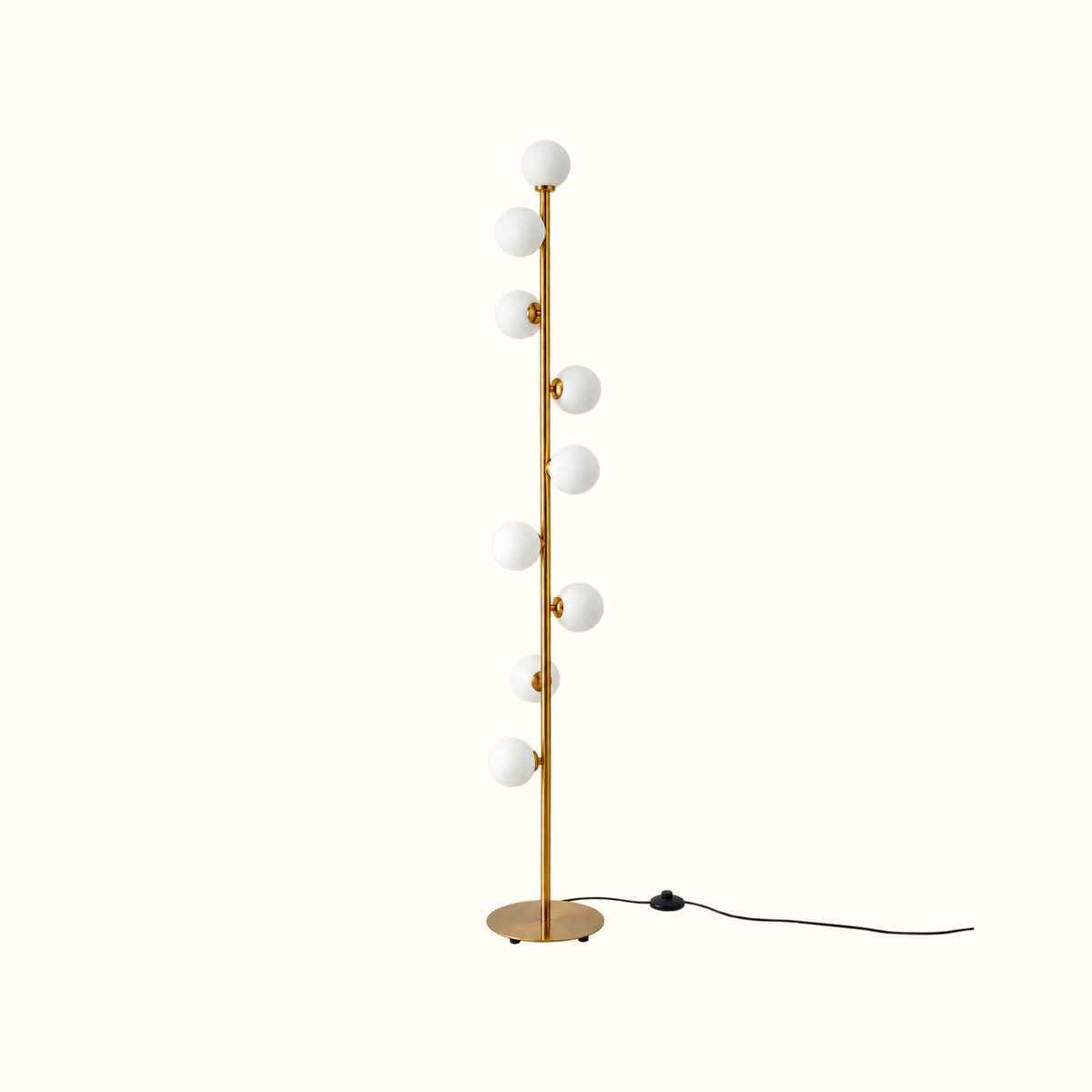 Asterin 9-Light Glass Globe Floor Lamp