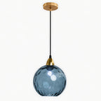 Lumi Orb Colored Glass Pendant Light