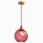 Lumi Orb Colored Glass Pendant Light