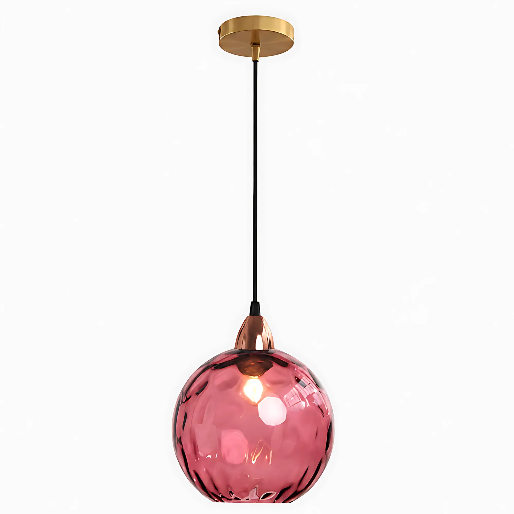 Lumi Orb Colored Glass Pendant Light