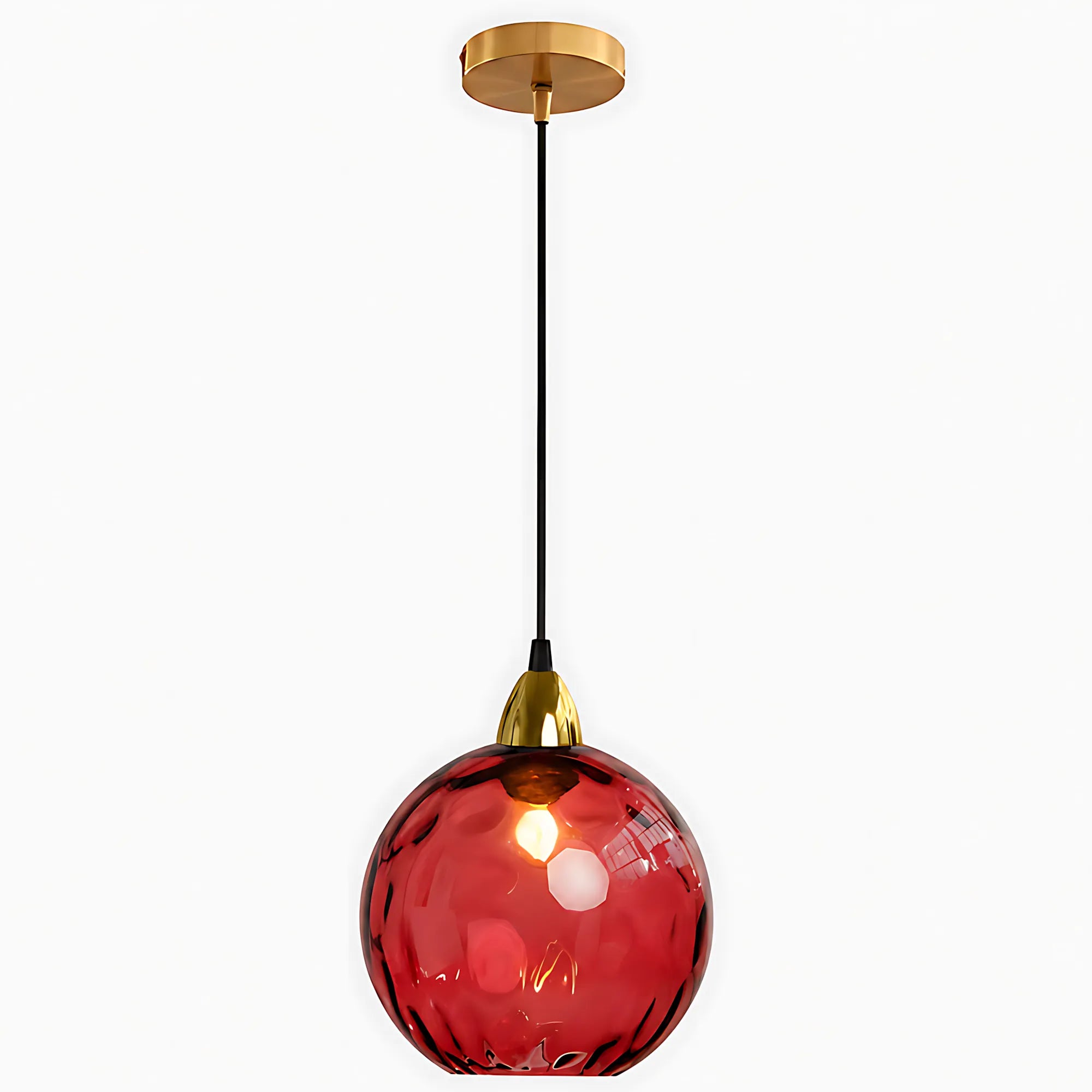 Lumi Orb Colored Glass Pendant Light