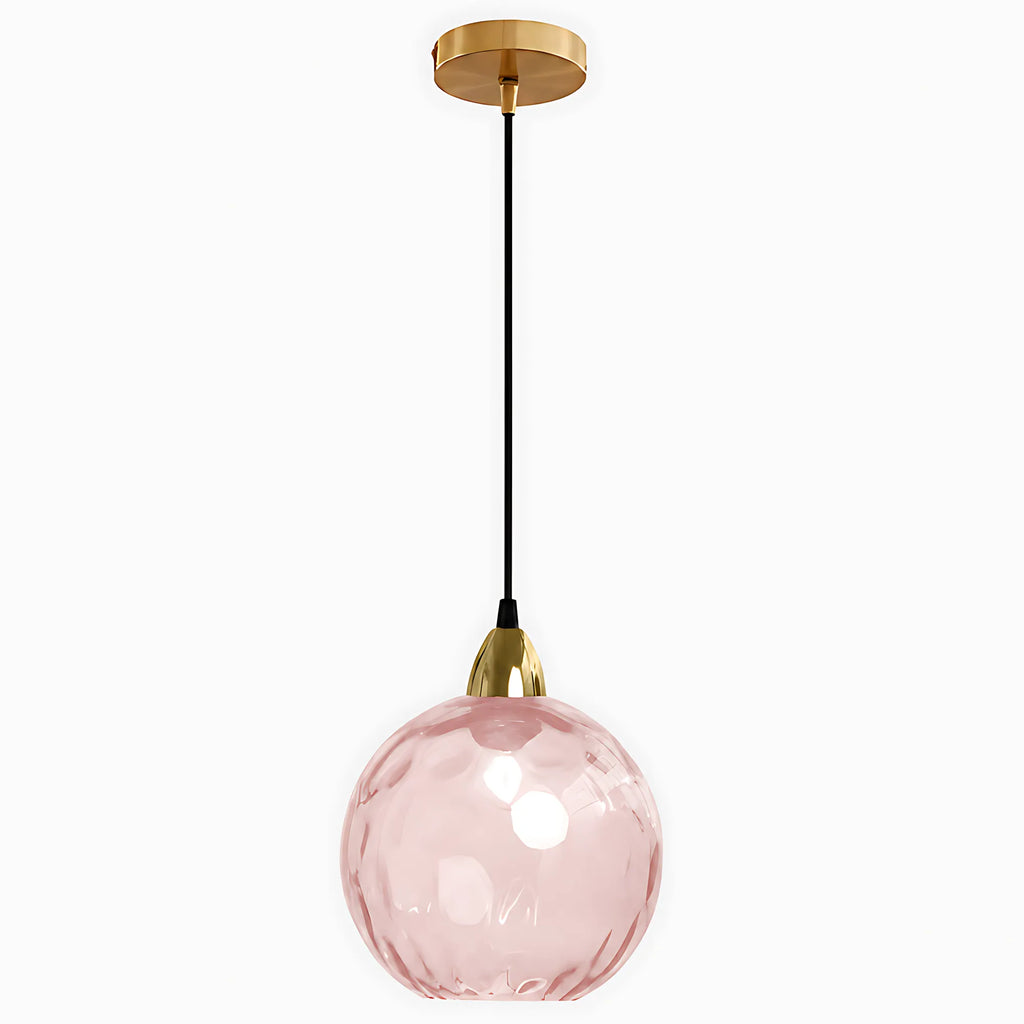 Lumi Orb Colored Glass Pendant Light