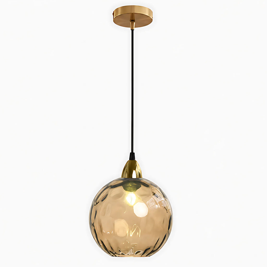 Lumi Orb Colored Glass Pendant Light