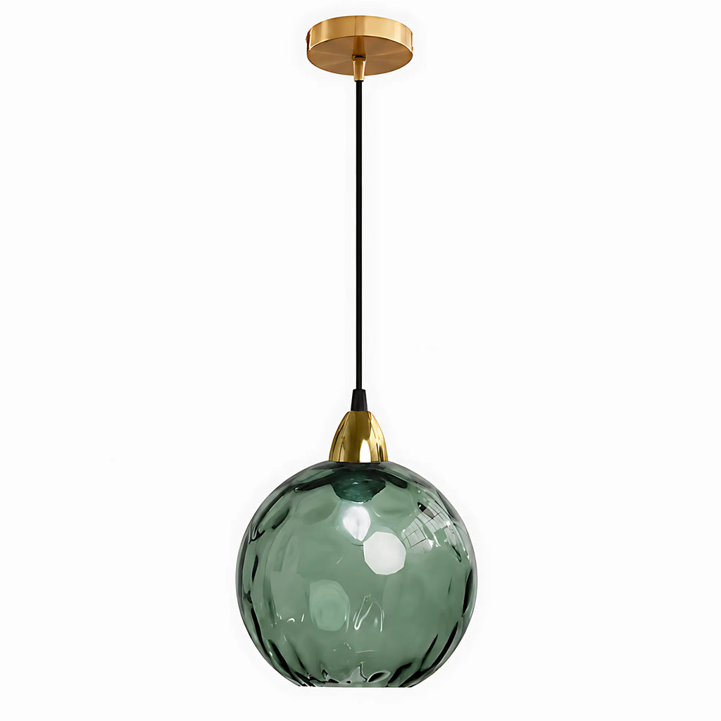Lumi Orb Colored Glass Pendant Light