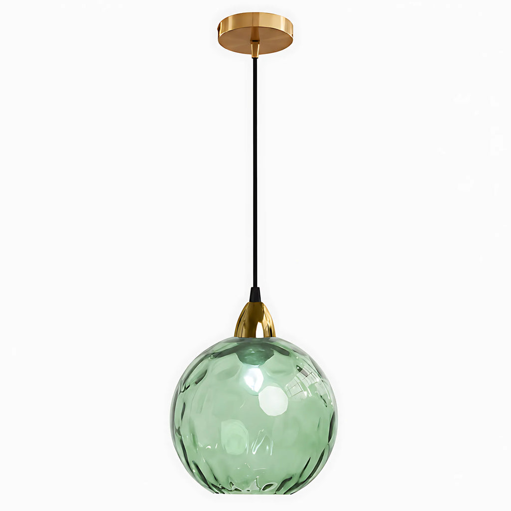 Lumi Orb Colored Glass Pendant Light