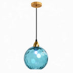 Lumi Orb Colored Glass Pendant Light