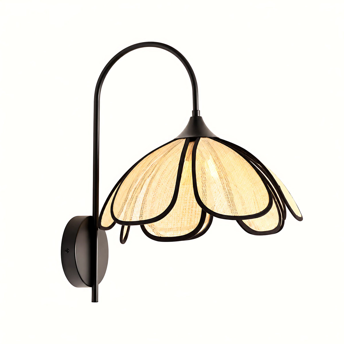 Abaca Petal Pendant Light