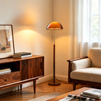 Amber Dome Floor Lamp