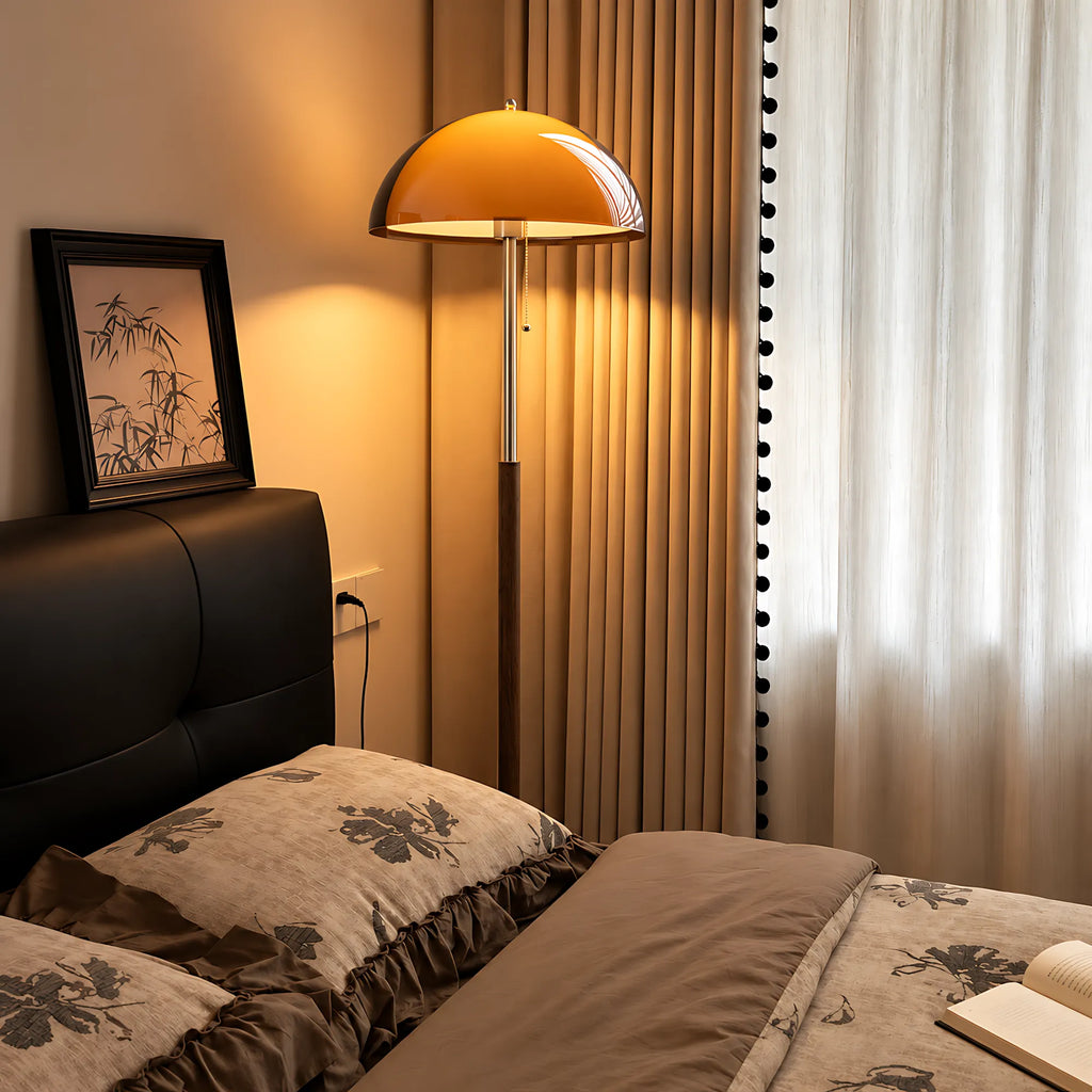 Amber Dome Floor Lamp