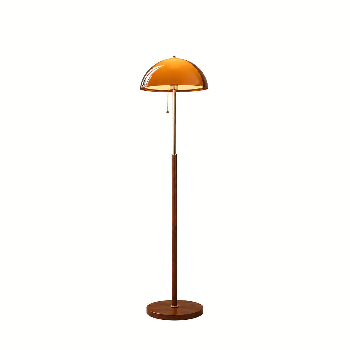 Amber Dome Floor Lamp