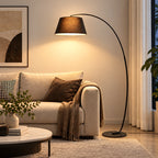 Arc Fabric Shade Floor Lamp