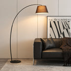 Arc Fabric Shade Floor Lamp
