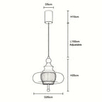 Ardena Solid Wood Pendant Light