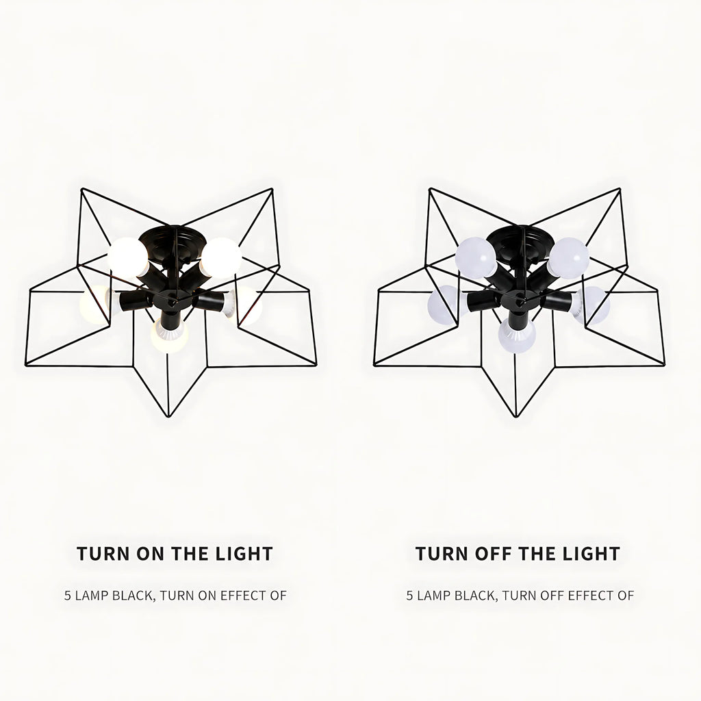 Astera Star Ceiling Light
