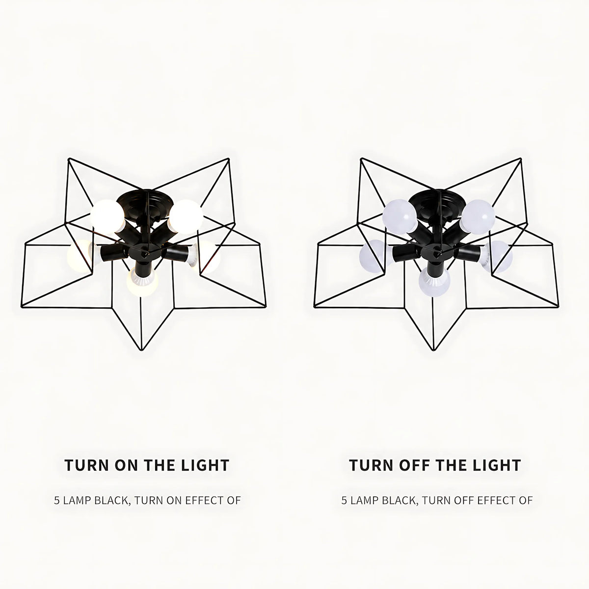 Astera Star Ceiling Light