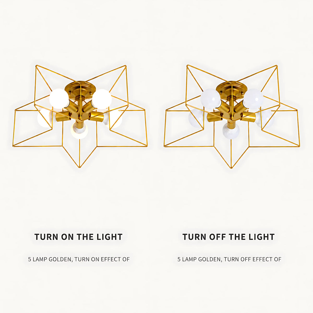 Astera Star Ceiling Light