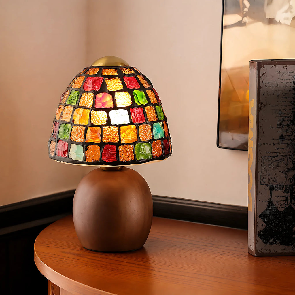 Aurelia Mosaic Glass Table Lamp