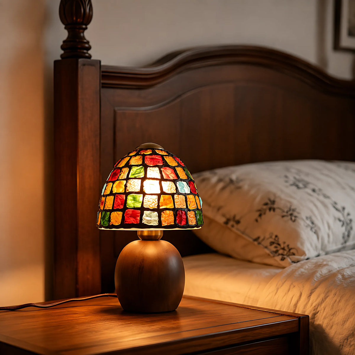 Aurelia Mosaic Glass Table Lamp