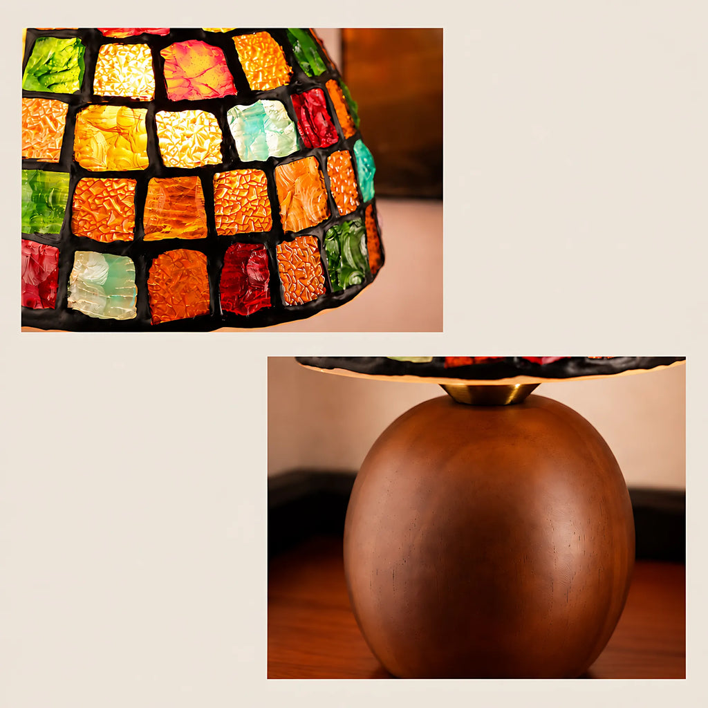 Aurelia Mosaic Glass Table Lamp
