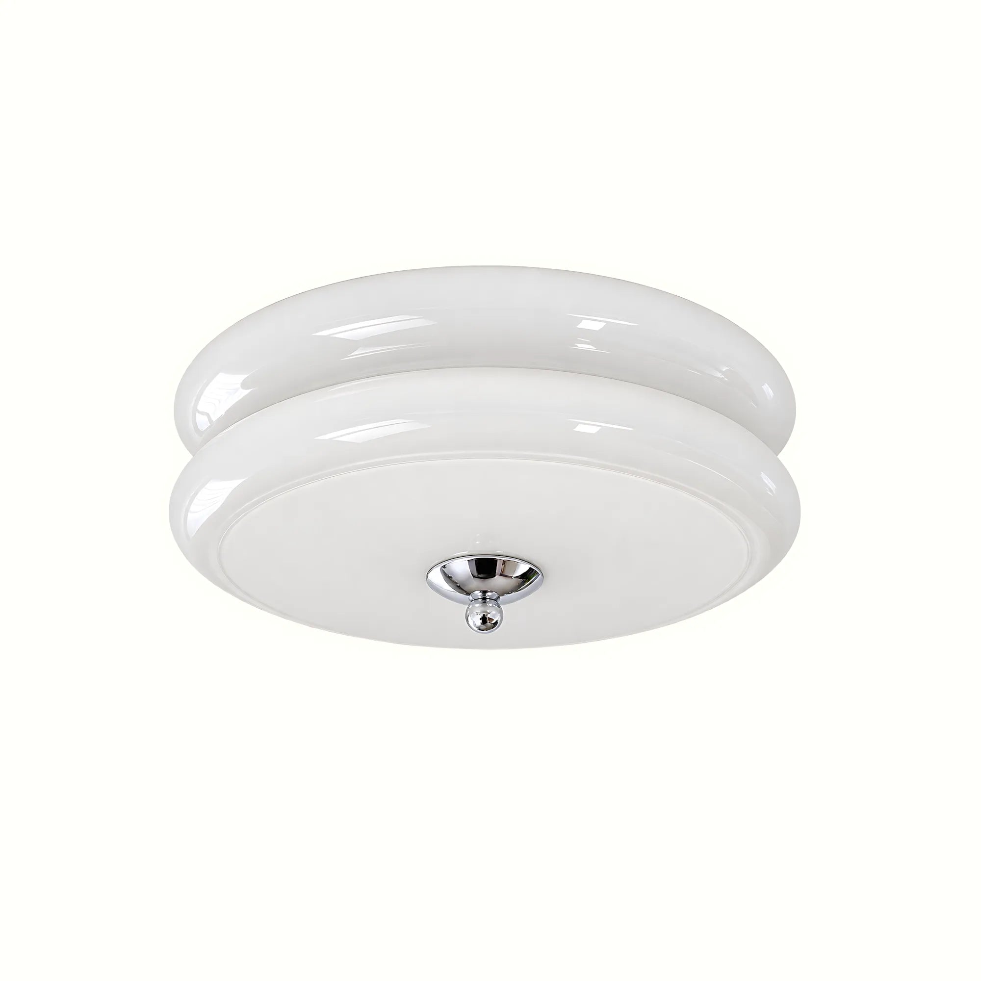 Aveline Double-Arc Glass Ceiling Light