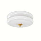 Aveline Double-Arc Glass Ceiling Light