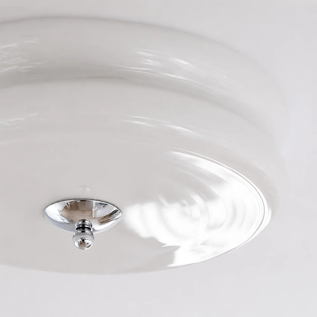 Aveline Double-Arc Glass Ceiling Light
