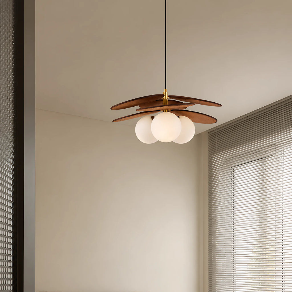 Bloom Woven Rattan Pendant Light