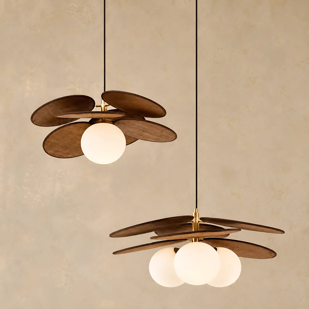 Bloom Woven Rattan Pendant Light