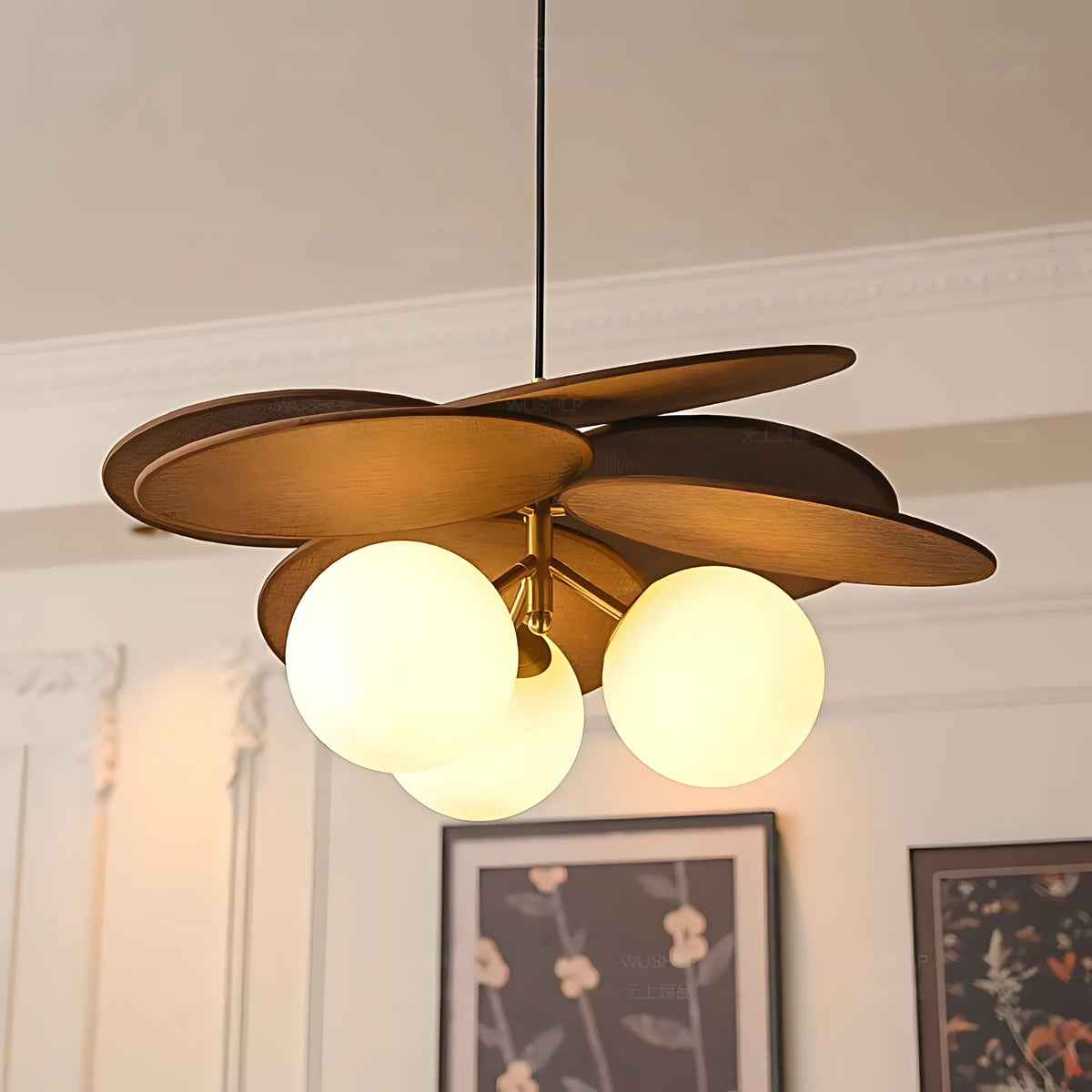 Bloom Woven Rattan Pendant Light
