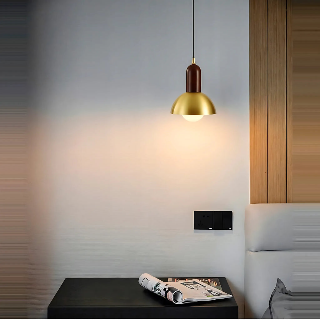 Brass Dome Wall Light