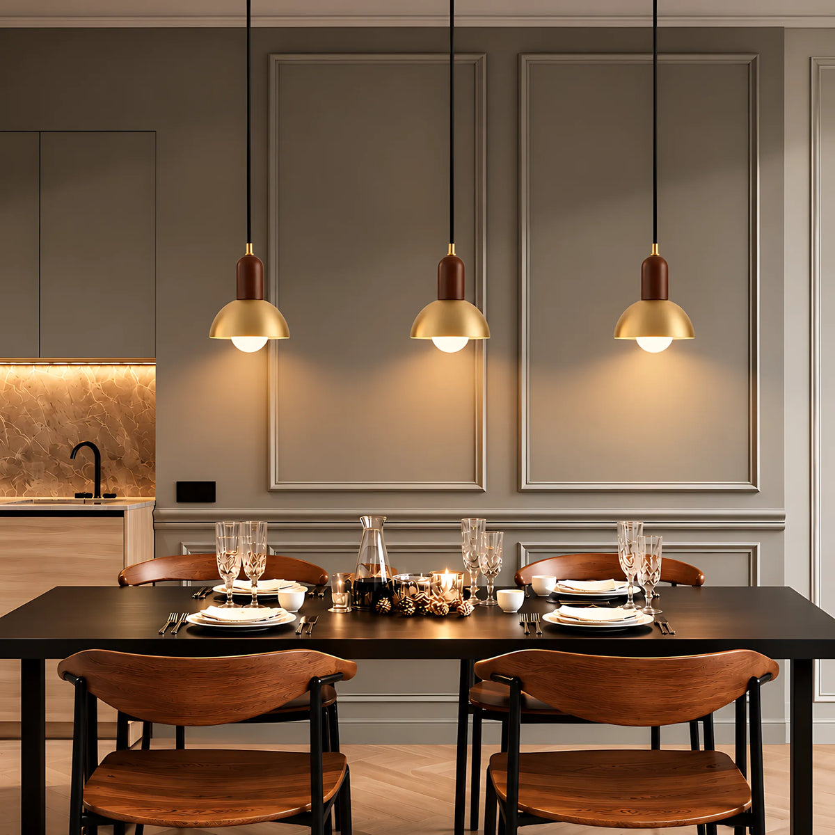 Brass Dome Wall Light