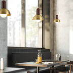 Brass Dome Wall Light