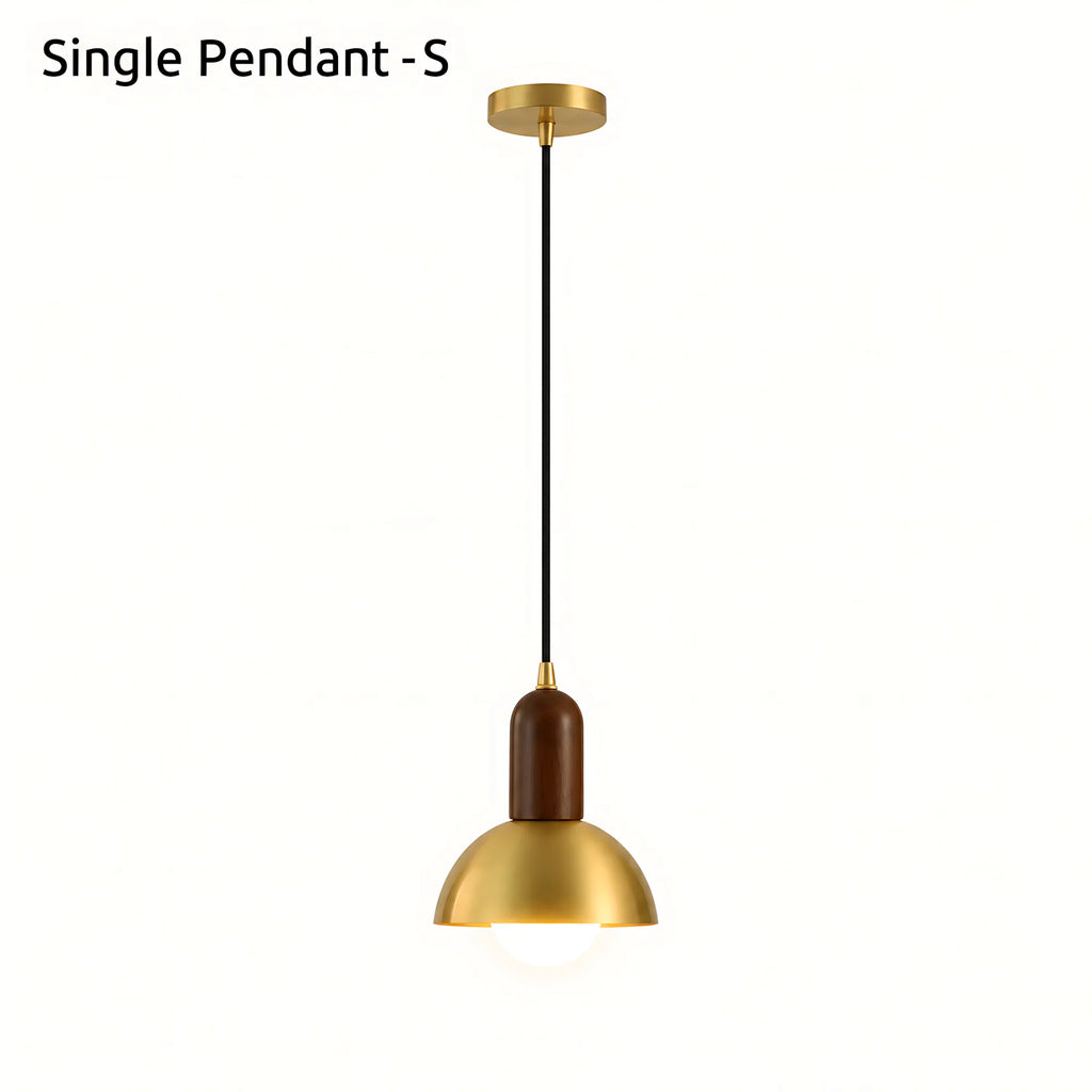 Brass Dome Wall Light