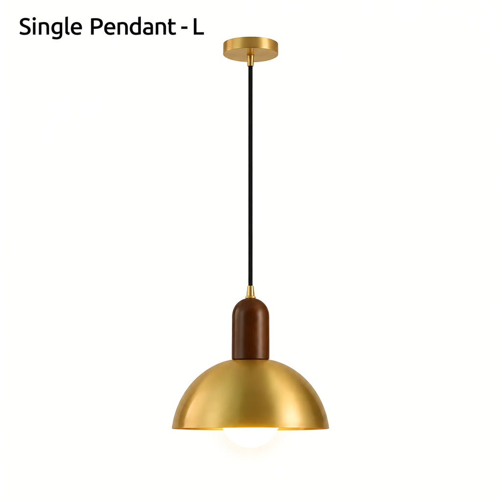 Brass Dome Wall Light
