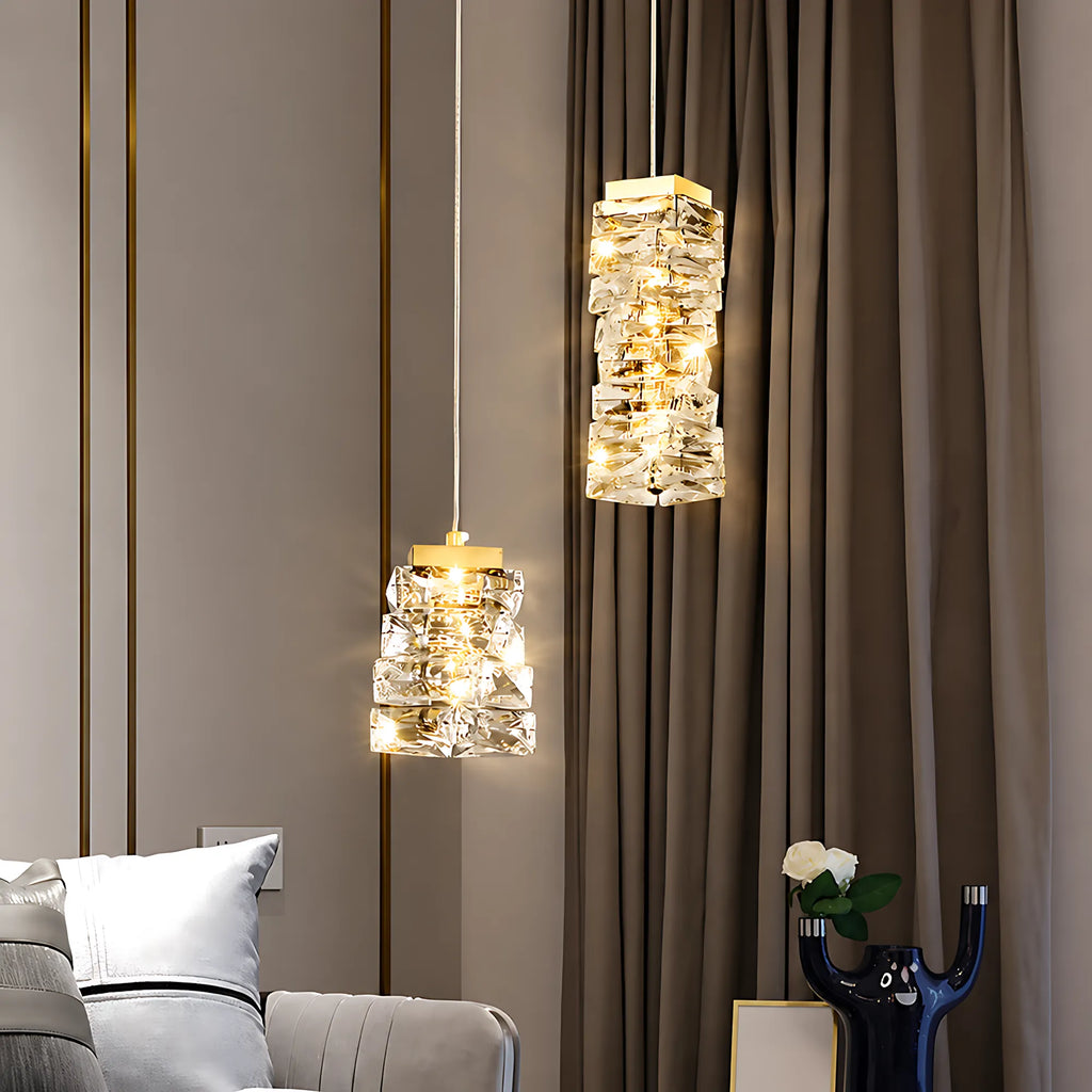 Caelia Modern Luxury Crystal LED Pendant Light