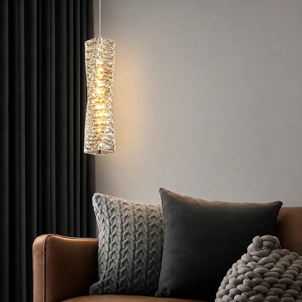 Caelia Modern Luxury Crystal LED Pendant Light