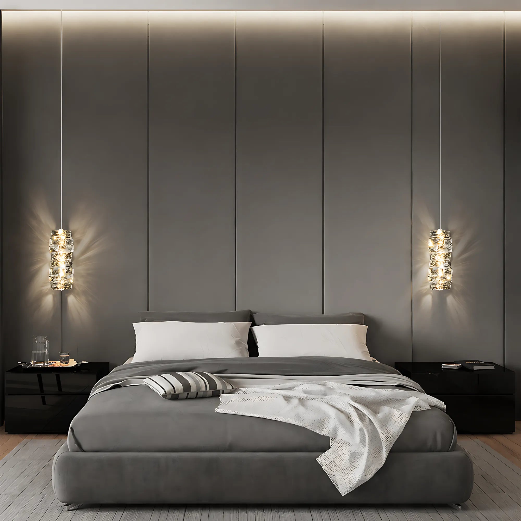 Caelia Modern Luxury Crystal LED Pendant Light