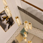 Caelia Modern Luxury Crystal LED Pendant Light