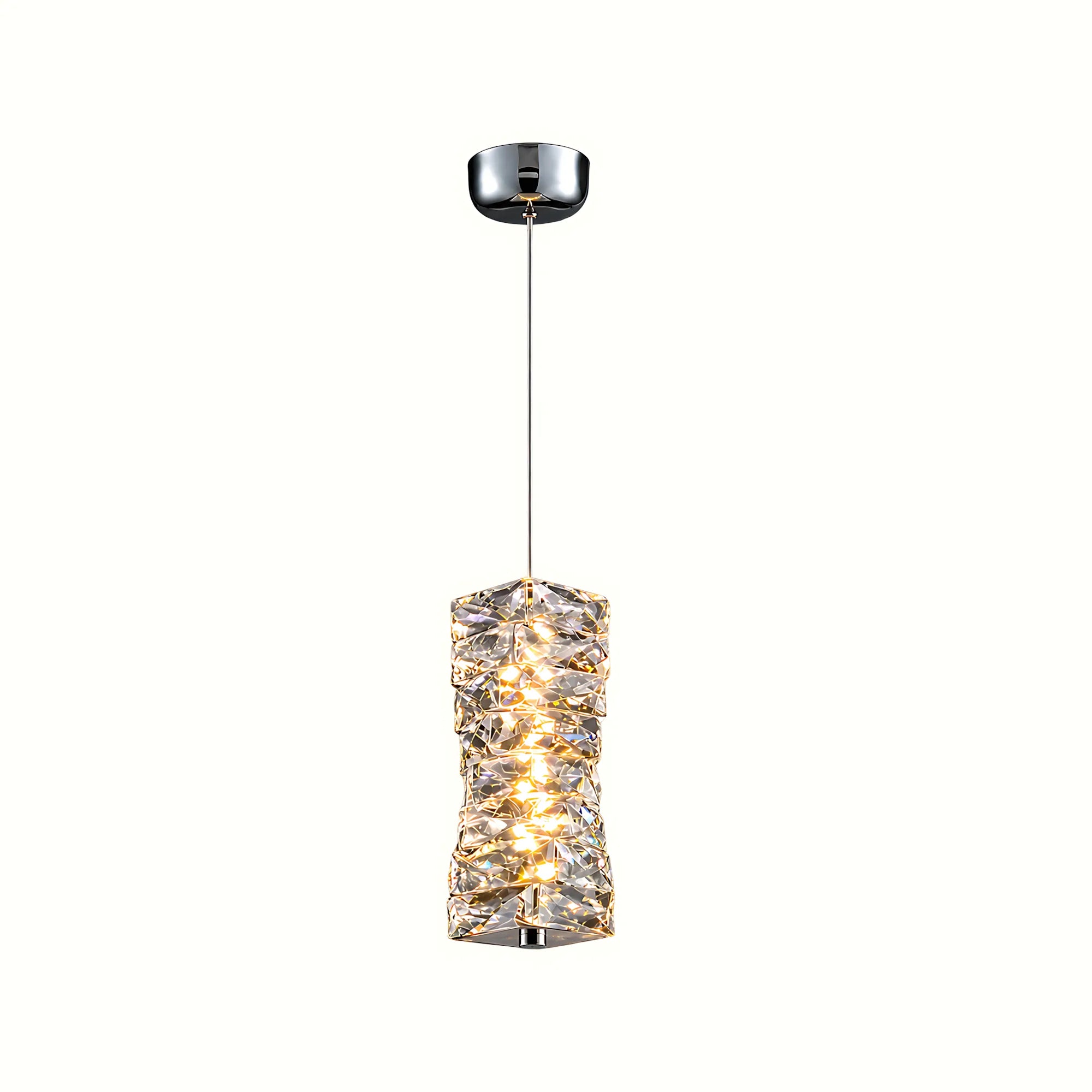 Caelia Modern Luxury Crystal LED Pendant Light