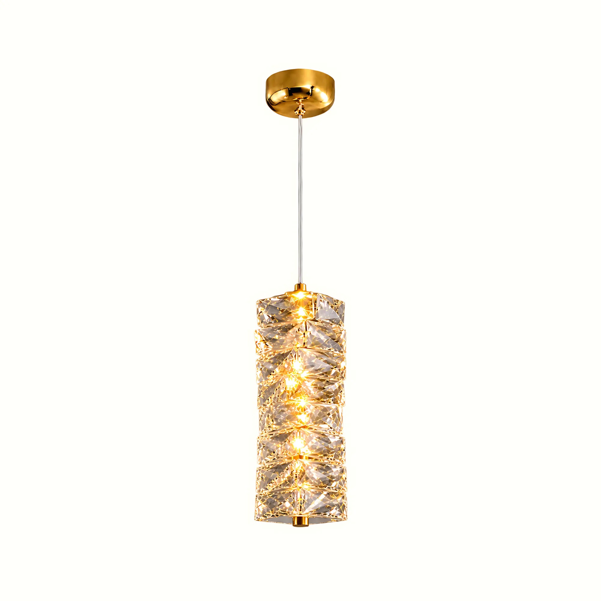 Caelia Modern Luxury Crystal LED Pendant Light