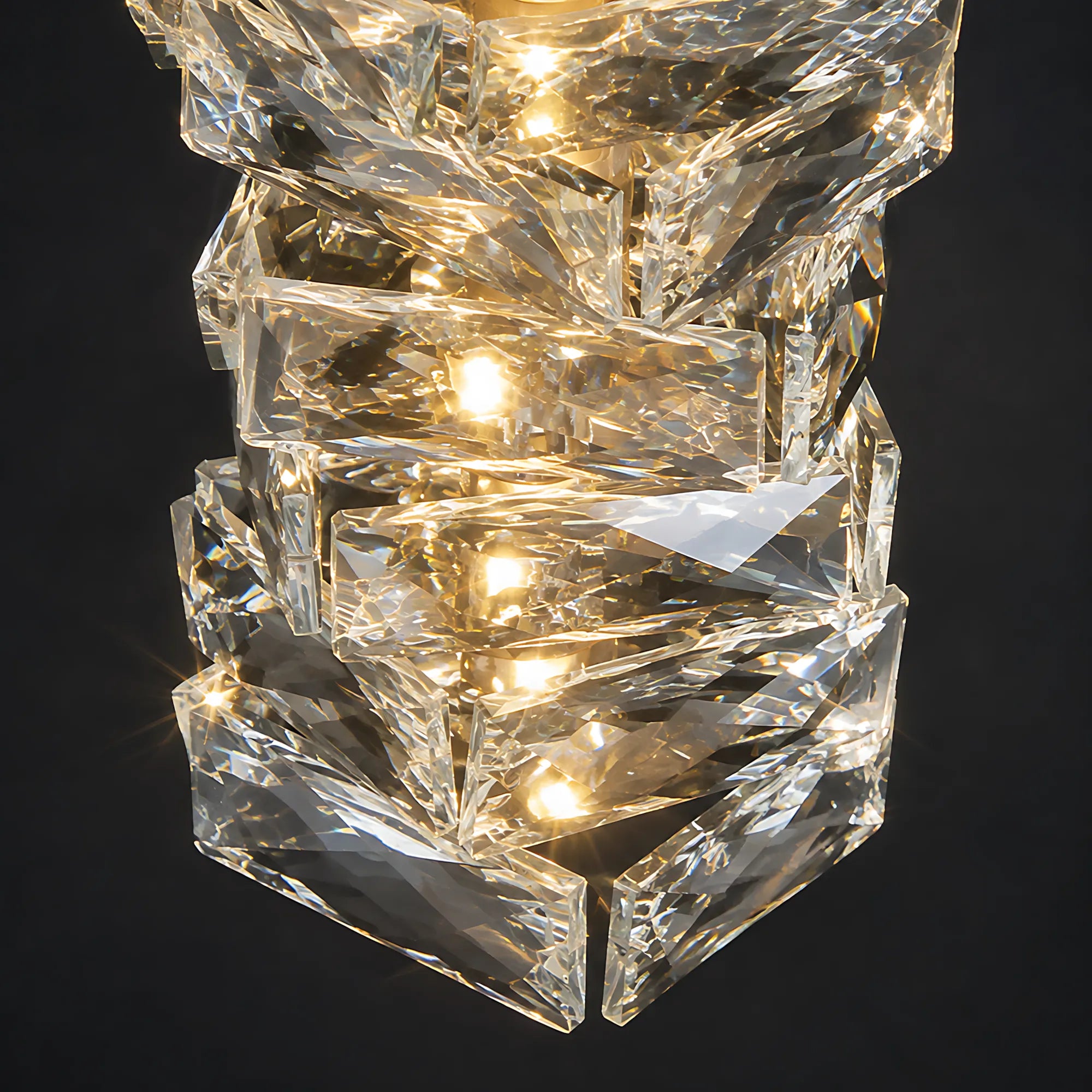 Caelia Modern Luxury Crystal LED Pendant Light