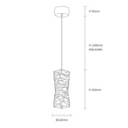 Caelia Modern Luxury Crystal LED Pendant Light