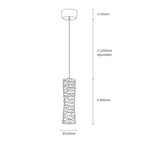 Caelia Modern Luxury Crystal LED Pendant Light