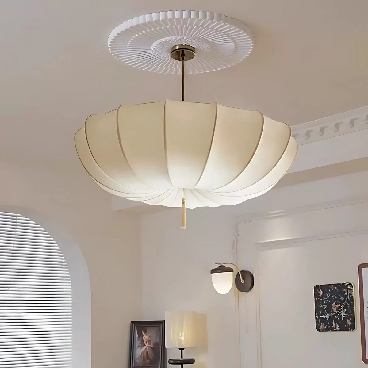 Canopy Fabric Pendant Light