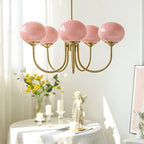 Creamy Globe Chandelier