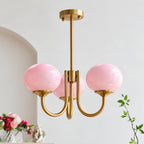 Creamy Globe Chandelier