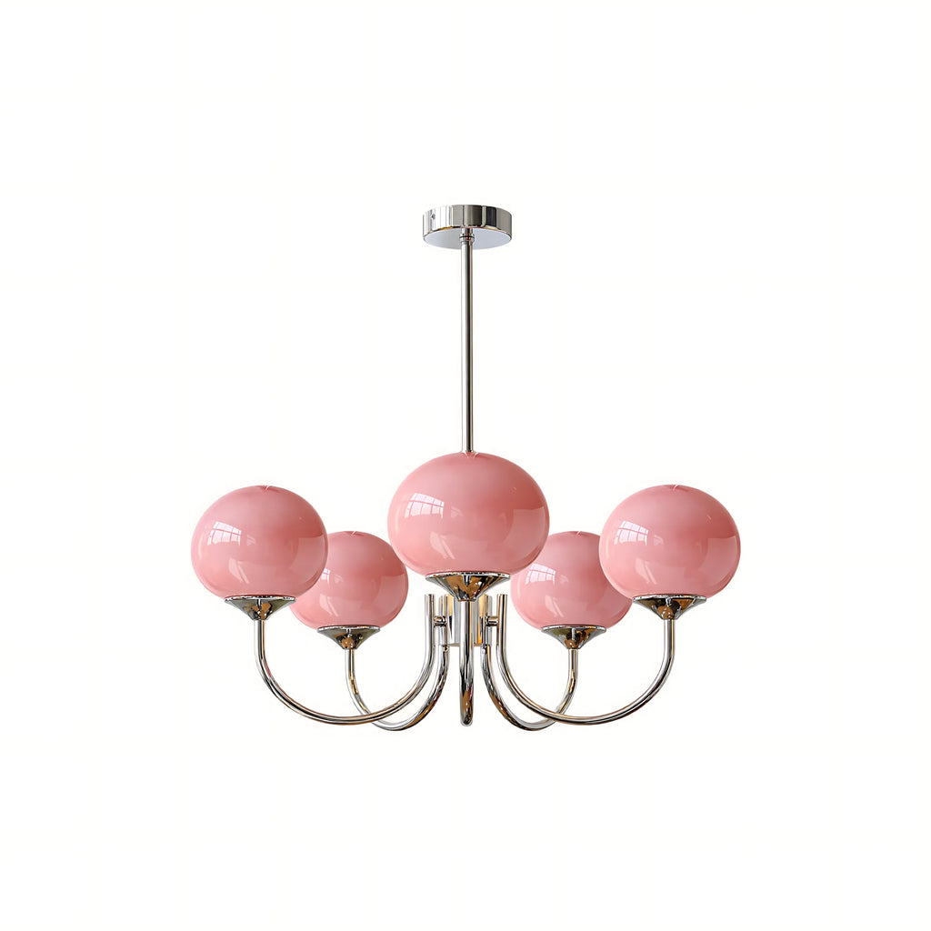 Creamy Globe Chandelier