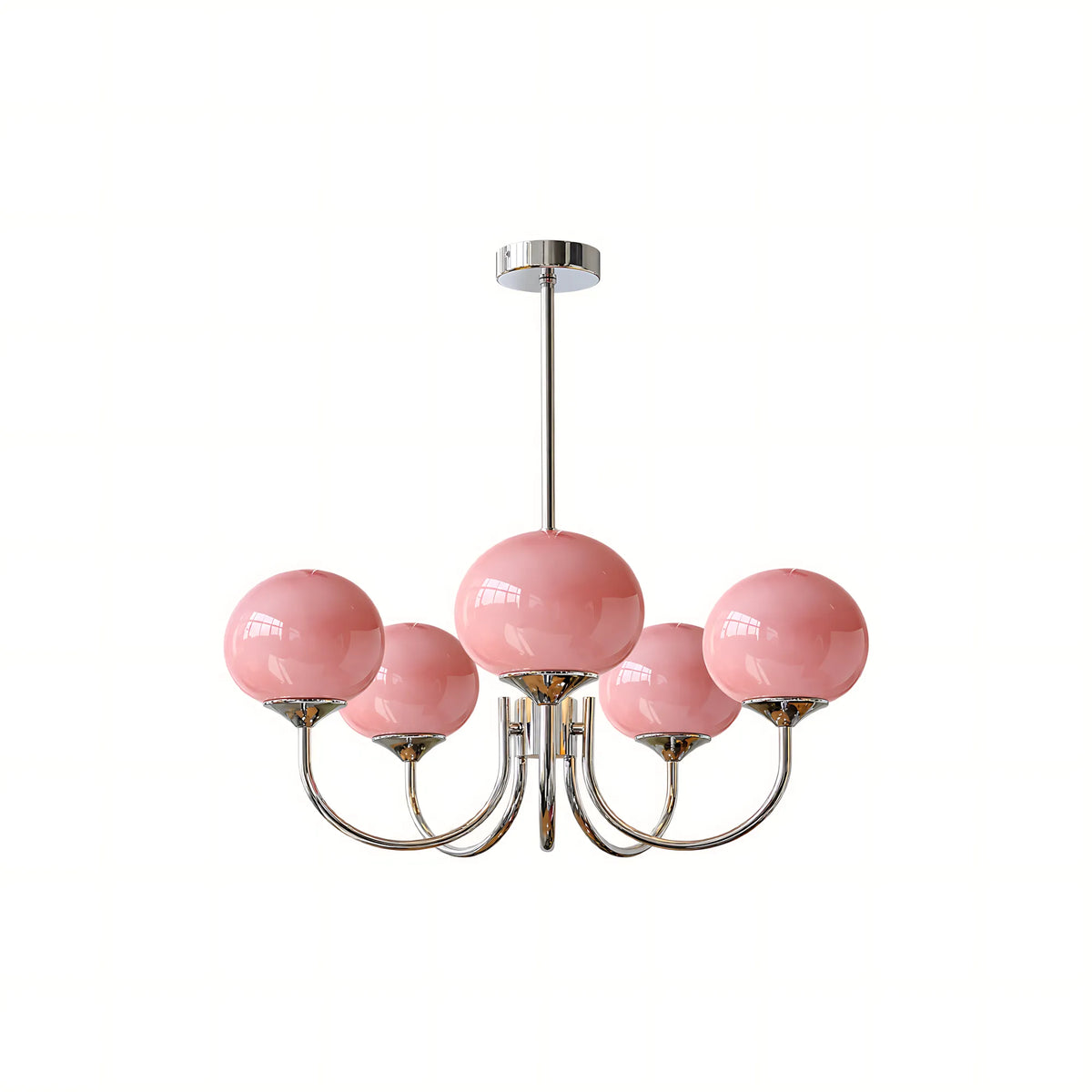 Creamy Globe Chandelier