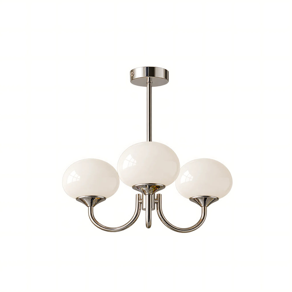 Creamy Globe Chandelier