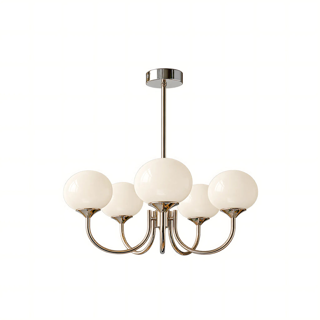 Creamy Globe Chandelier